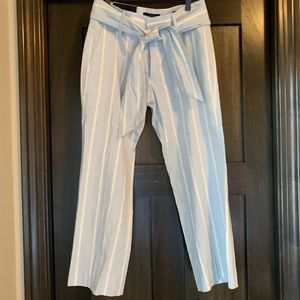 Banana Republic striped crop trouser